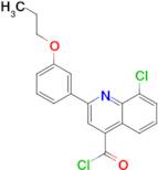 8-chloro-2-(3-propoxyphenyl)quinoline-4-carbonyl chloride