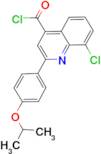 8-chloro-2-(4-isopropoxyphenyl)quinoline-4-carbonyl chloride