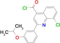 8-chloro-2-(3-isopropoxyphenyl)quinoline-4-carbonyl chloride