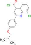 8-chloro-2-(4-isobutoxyphenyl)quinoline-4-carbonyl chloride