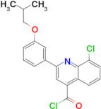 8-chloro-2-(3-isobutoxyphenyl)quinoline-4-carbonyl chloride