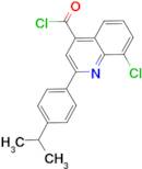 8-chloro-2-(4-isopropylphenyl)quinoline-4-carbonyl chloride