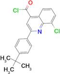 2-(4-tert-butylphenyl)-8-chloroquinoline-4-carbonyl chloride