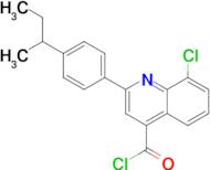 2-(4-sec-butylphenyl)-8-chloroquinoline-4-carbonyl chloride