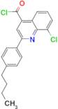 2-(4-butylphenyl)-8-chloroquinoline-4-carbonyl chloride