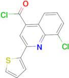 8-chloro-2-(2-thienyl)quinoline-4-carbonyl chloride