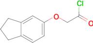 (2,3-dihydro-1H-inden-5-yloxy)acetyl chloride