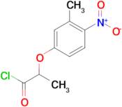 2-(3-methyl-4-nitrophenoxy)propanoyl chloride