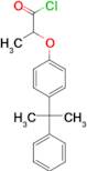 2-[4-(1-methyl-1-phenylethyl)phenoxy]propanoyl chloride