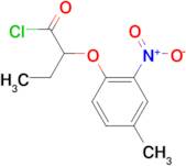 2-(4-methyl-2-nitrophenoxy)butanoyl chloride