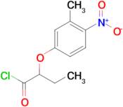 2-(3-methyl-4-nitrophenoxy)butanoyl chloride