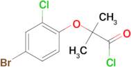 2-(4-bromo-2-chlorophenoxy)-2-methylpropanoyl chloride