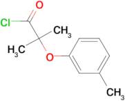 2-methyl-2-(3-methylphenoxy)propanoyl chloride