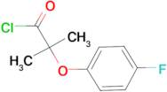 2-(4-fluorophenoxy)-2-methylpropanoyl chloride