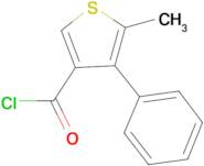 5-methyl-4-phenylthiophene-3-carbonyl chloride