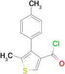 5-methyl-4-(4-methylphenyl)thiophene-3-carbonyl chloride