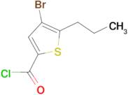 4-bromo-5-propylthiophene-2-carbonyl chloride