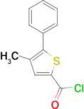 4-methyl-5-phenylthiophene-2-carbonyl chloride