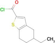 5-ethyl-4,5,6,7-tetrahydro-1-benzothiophene-2-carbonyl chloride