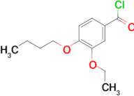 4-butoxy-3-ethoxybenzoyl chloride