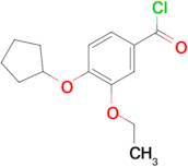 4-(cyclopentyloxy)-3-ethoxybenzoyl chloride