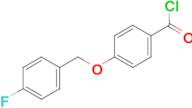 4-[(4-fluorobenzyl)oxy]benzoyl chloride