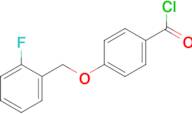 4-[(2-fluorobenzyl)oxy]benzoyl chloride