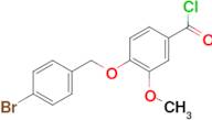 4-[(4-bromobenzyl)oxy]-3-methoxybenzoyl chloride