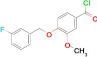 4-[(3-fluorobenzyl)oxy]-3-methoxybenzoyl chloride