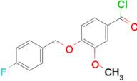 4-[(4-fluorobenzyl)oxy]-3-methoxybenzoyl chloride