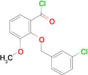 2-[(3-chlorobenzyl)oxy]-3-methoxybenzoyl chloride