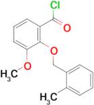 3-methoxy-2-[(2-methylbenzyl)oxy]benzoyl chloride