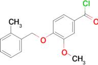 3-methoxy-4-[(2-methylbenzyl)oxy]benzoyl chloride