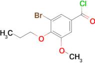 3-bromo-5-methoxy-4-propoxybenzoyl chloride