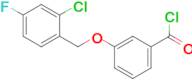 3-[(2-chloro-4-fluorobenzyl)oxy]benzoyl chloride