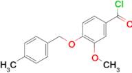 3-methoxy-4-[(4-methylbenzyl)oxy]benzoyl chloride