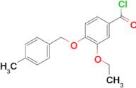 3-ethoxy-4-[(4-methylbenzyl)oxy]benzoyl chloride