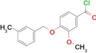 3-methoxy-4-[(3-methylbenzyl)oxy]benzoyl chloride