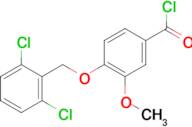 4-[(2,6-dichlorobenzyl)oxy]-3-methoxybenzoyl chloride