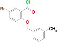 5-bromo-2-[(3-methylbenzyl)oxy]benzoyl chloride