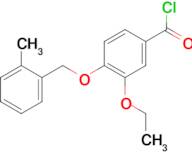 3-ethoxy-4-[(2-methylbenzyl)oxy]benzoyl chloride