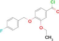 3-ethoxy-4-[(4-fluorobenzyl)oxy]benzoyl chloride