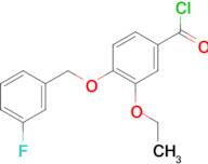 3-ethoxy-4-[(3-fluorobenzyl)oxy]benzoyl chloride