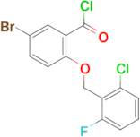 5-bromo-2-[(2-chloro-6-fluorobenzyl)oxy]benzoyl chloride