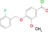 4-[(2-fluorobenzyl)oxy]-3-methoxybenzoyl chloride