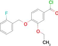 3-ethoxy-4-[(2-fluorobenzyl)oxy]benzoyl chloride