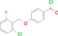 4-[(2-chloro-6-fluorobenzyl)oxy]benzoyl chloride