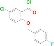 5-chloro-2-[(4-fluorobenzyl)oxy]benzoyl chloride