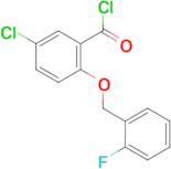 5-chloro-2-[(2-fluorobenzyl)oxy]benzoyl chloride