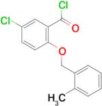 5-chloro-2-[(2-methylbenzyl)oxy]benzoyl chloride